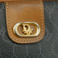 Christian Dior Honeycomb Chain PVC Dark Grey x Brown Shoulder Bag #2693 by Bolt Boutique