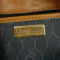 Christian Dior Honeycomb Chain PVC Dark Grey x Brown Shoulder Bag #2693 by Bolt Boutique