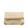 Christian Dior Honeycomb PVC Beige Clutch Bag #3653