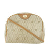 Christian Dior Honeycomb Shoulder Bag PVC Beige x Brown #8525