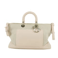 Christian Dior Ivory Canvas x Leather 2WAY Tote Bag #9994 by Bolt Boutique