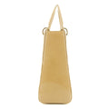 Christian Dior Lady Dior Patent Leather Brown 2Way Tote Bag #5763 by Bolt Boutique