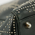 Christian Dior Leather Studded Black Lady Dior Tote Bag #8532 by Bolt Boutique