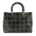 Christian Dior Leather Studded Black Lady Dior Tote Bag #8532 by Bolt Boutique