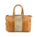 Christian Dior Leather x Suede Brown Boston Bag #3448 by Bolt Boutique