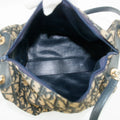 Christian Dior Navy Blue Trotter Canvas Mini Boston Bag #9337 by Bolt Boutique