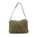 Christian Dior Navy Blue Trotter Canvas Mini Boston Bag #9337 by Bolt Boutique