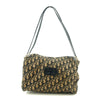 Christian Dior Navy Blue Trotter Canvas Mini Boston Bag #9337