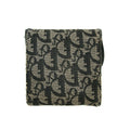 Christian Dior Navy Trotter Saddle Canvas Compact Wallet #3148 by Bolt Boutique