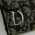 Christian Dior Navy Trotter Saddle Canvas Compact Wallet #3148 by Bolt Boutique