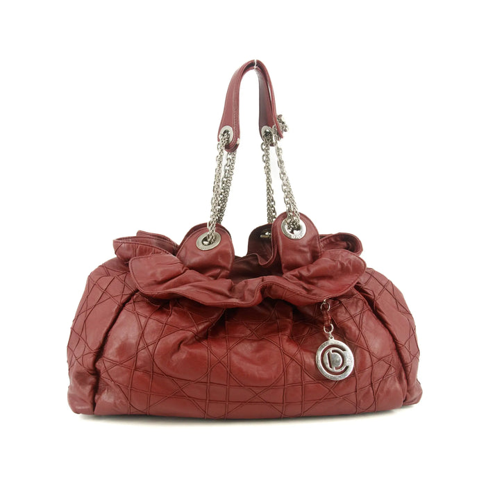 Christian Dior Red Cannage Leather Le Trente Hobo Shoulder Bag #9263 by Bolt Boutique