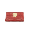 Christian Dior Red Leather Compact Wallet #3720