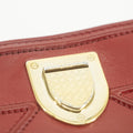 Christian Dior Red Leather Compact Wallet #3720 by Bolt Boutique