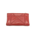 Christian Dior Red Leather Compact Wallet #3720 by Bolt Boutique