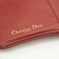 Christian Dior Red Leather Compact Wallet #3720 by Bolt Boutique