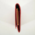 Christian Dior Red Leather Long Wallet #2465 by Bolt Boutique