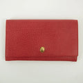 Christian Dior Red Leather Long Wallet #2465 by Bolt Boutique