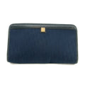 Christian Dior Vintage Trotter Blue Canvas Pouch #3439 by Bolt Boutique