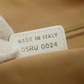 Christian Dior White Diorissimo Canvas Small Shoulder Bag #3655 by Bolt Boutique