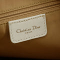 Christian Dior White Diorissimo Canvas Small Shoulder Bag #3655 by Bolt Boutique