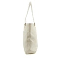 Christian Dior White Diorissimo Canvas Small Shoulder Bag #3655 by Bolt Boutique