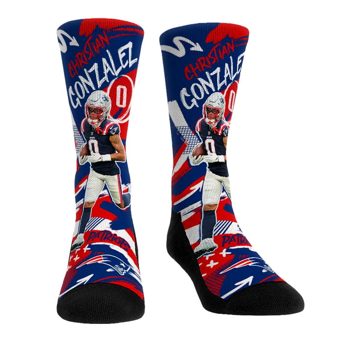 Christian Gonzales - New England Patriots - Playmaker by Rock 'Em Socks