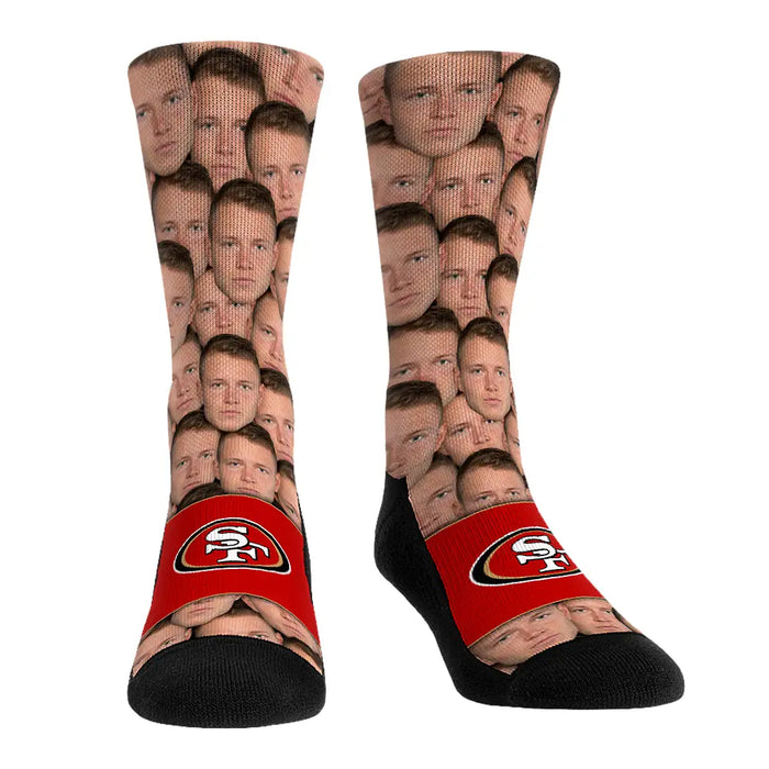 Christian McCaffrey - San Francisco 49ers - Face Repeat by Rock 'Em Socks