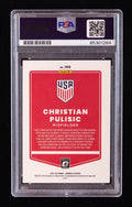 Christian Pulisic Signed 2021-22 Donruss Optic #160 (PSA) by Price Is Right Miami