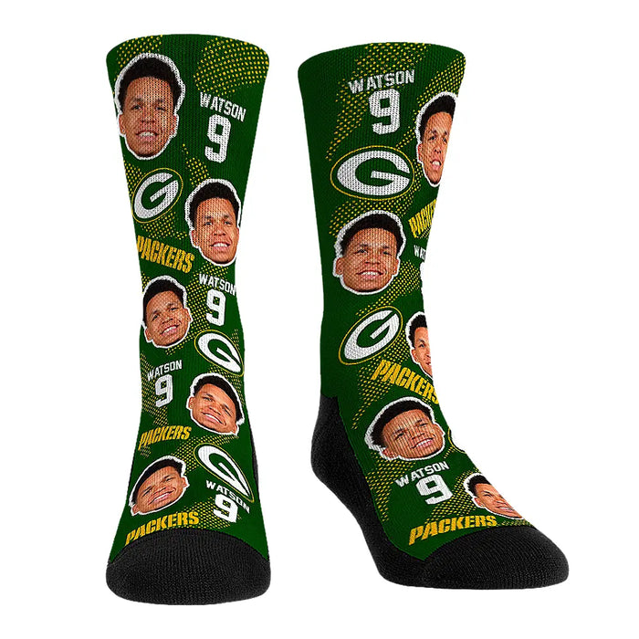 Christian Watson - Green Bay Packers - Football Guy by Rock 'Em Socks