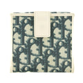 Christina Dior Trotter Canvas/Patent Leather Navy Compact Wallet #5300 by Bolt Boutique