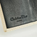 Christina Dior Trotter Canvas/Patent Leather Navy Compact Wallet #5300 by Bolt Boutique