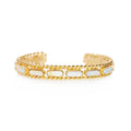 Cable Bangle - Pearl by Christina Greene