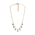 Rise & Shine Collar Necklace - Turquoise by Christina Greene