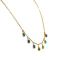Rise & Shine Collar Necklace - Turquoise by Christina Greene