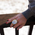 Statement Ring - Pearl by Christina Greene