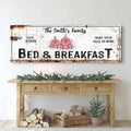 Christmas Bed & Breakfast Sign by Tailored Canvases