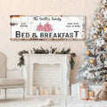Christmas Bed & Breakfast Sign by Tailored Canvases