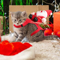 Christmas Costumes Red Winter Coat for Dog Riding Santa Claus with Bell by DailySale