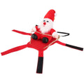 Christmas Costumes Red Winter Coat for Dog Riding Santa Claus with Bell by DailySale