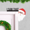 Christmas Door Hanger Decorations Rustic Sign by DailySale