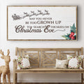 Christmas Eve Farmhouse Sign by Tailored Canvases