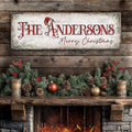 Christmas Family Name Sign II by Tailored Canvases