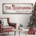 Christmas Family Name Sign II by Tailored Canvases