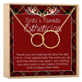 Christmas Gift Esthetician Interlocking Circles Necklace by Dear Ava