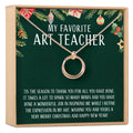 Christmas Gift for Art Teacher Linked Circles Necklace by Dear Ava