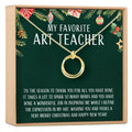 Christmas Gift for Art Teacher Linked Circles Necklace by Dear Ava
