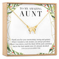 Christmas Gift for Aunt Butterfly Pendant Necklace by Dear Ava