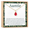 Christmas Gift for Aunt Gemstone Necklace by Dear Ava