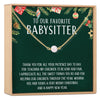 Christmas Gift for Babysitter Necklace, Multiple Styles