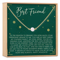 Christmas Gift for Best Friend Pearl Necklace by Dear Ava